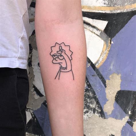 lisa simpson tattoo|lisa simpson tattoo designs.